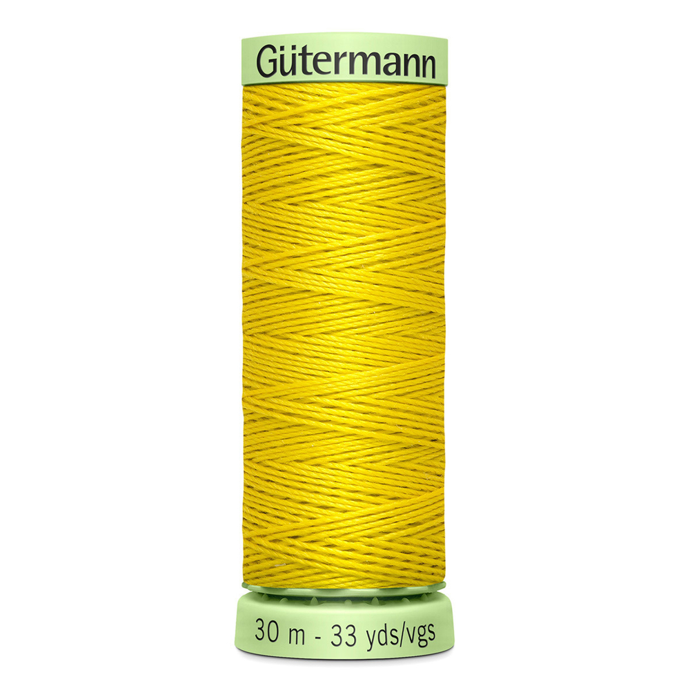 Нить Top Stitch 30/30 м для декоративной отстрочки, Gutermann, 177 ярко-желтый