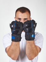 Перчатки для ММА Boybo B-series, черно-синие