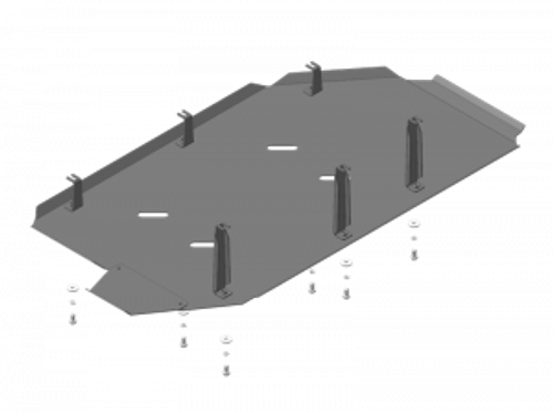 Защита Топл. бака. 3 мм, Сталь. для Volkswagen Multivan T5 2009-2015, Volkswagen Transporter/Caravelle T6 2015-2020, Volkswagen Transporter/Caravelle T5 2009-2015, Volkswagen Multivan T6 2015-2020, Volkswagen Multivan T5 2003-2009, Volkswag MOTODOR.12722