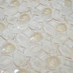 Коврик 67*38см "Мозайка" противоскользящий, прозрачный