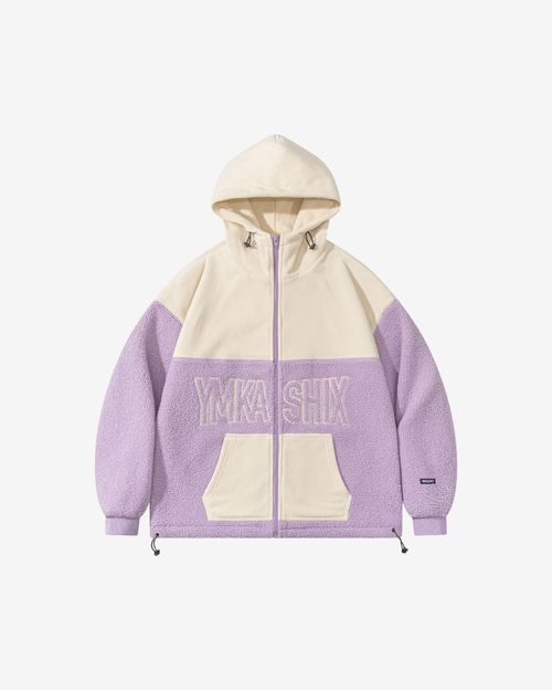 Худи Ymkashix Little Lamb Zip белый/фиолетовый