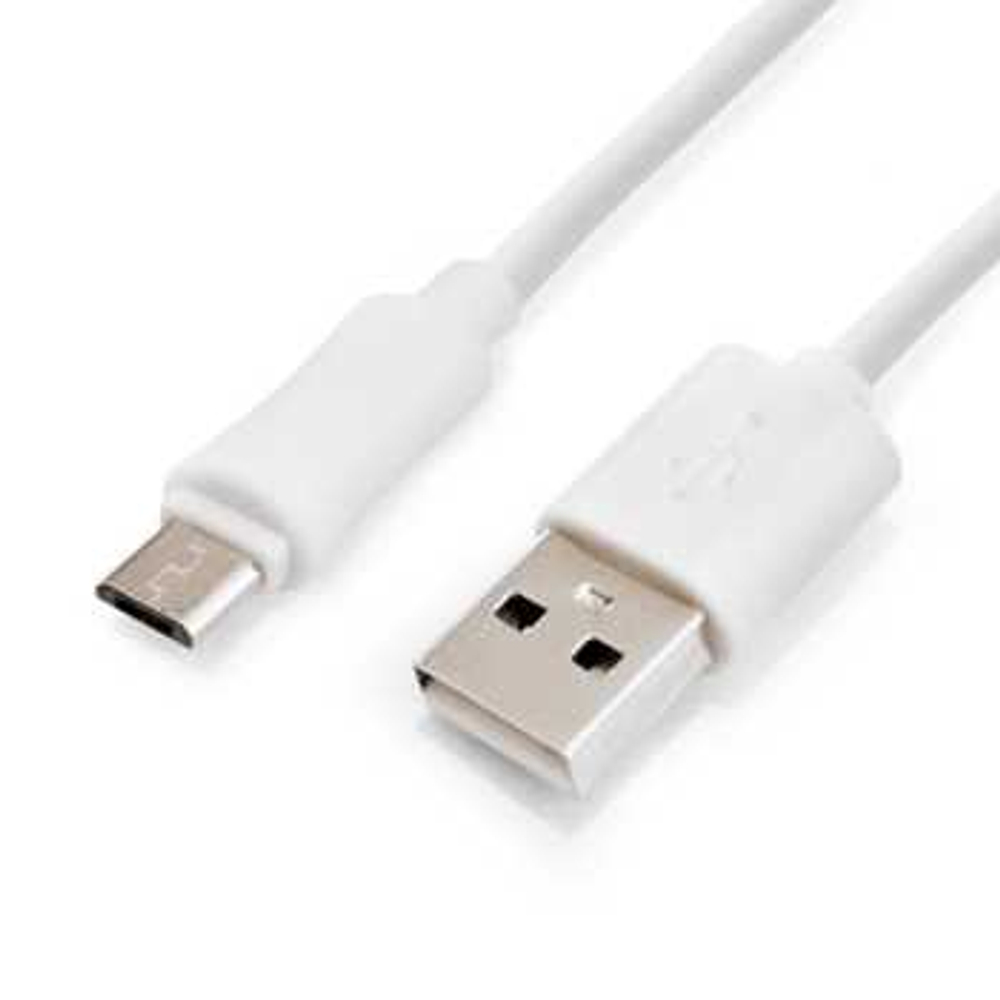 Кабель USB micro, 2м, 2А , белый
