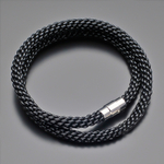 Чокер из силиконового каучука "Ouroboros" чёрный 8 мм 49 см Rico la Cara AMX007124