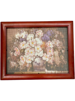 Набор для вышивания 40х50см набивная Канва Аида, рамка-дерево (Германия) с напечатанным рисунком , мулине, игла, инструкция