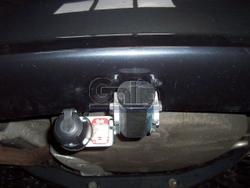 Фаркоп оцинкованный Galia F091C для Ford Focus хетчбек 2004-2011, 2011-, Ford C-MAX 2003-2011, 2011-(паспорт и сертификат в комплекте)(без электрики)