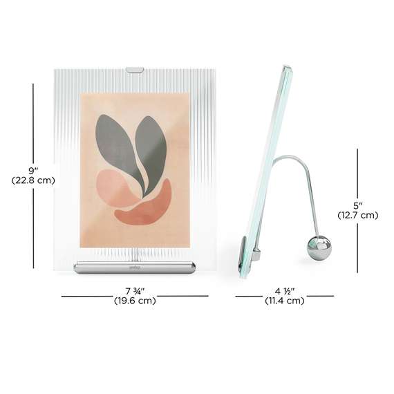 Фоторамка flute, 20х23 см, хром