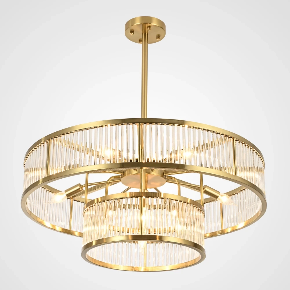 Люстра на штанге Imperiumloft RH MARAIS ROUND CHANDELIER 147903-22