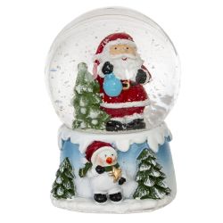 GAEM Фигурка декоративная "Дед Мороз" в стекл шаре, L5,5 W5,5 H6 см, 2в.