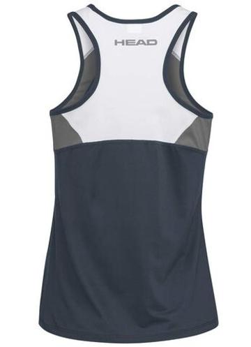 Футболка для девочки теннисная Head Club 22 Tank Top - небесный