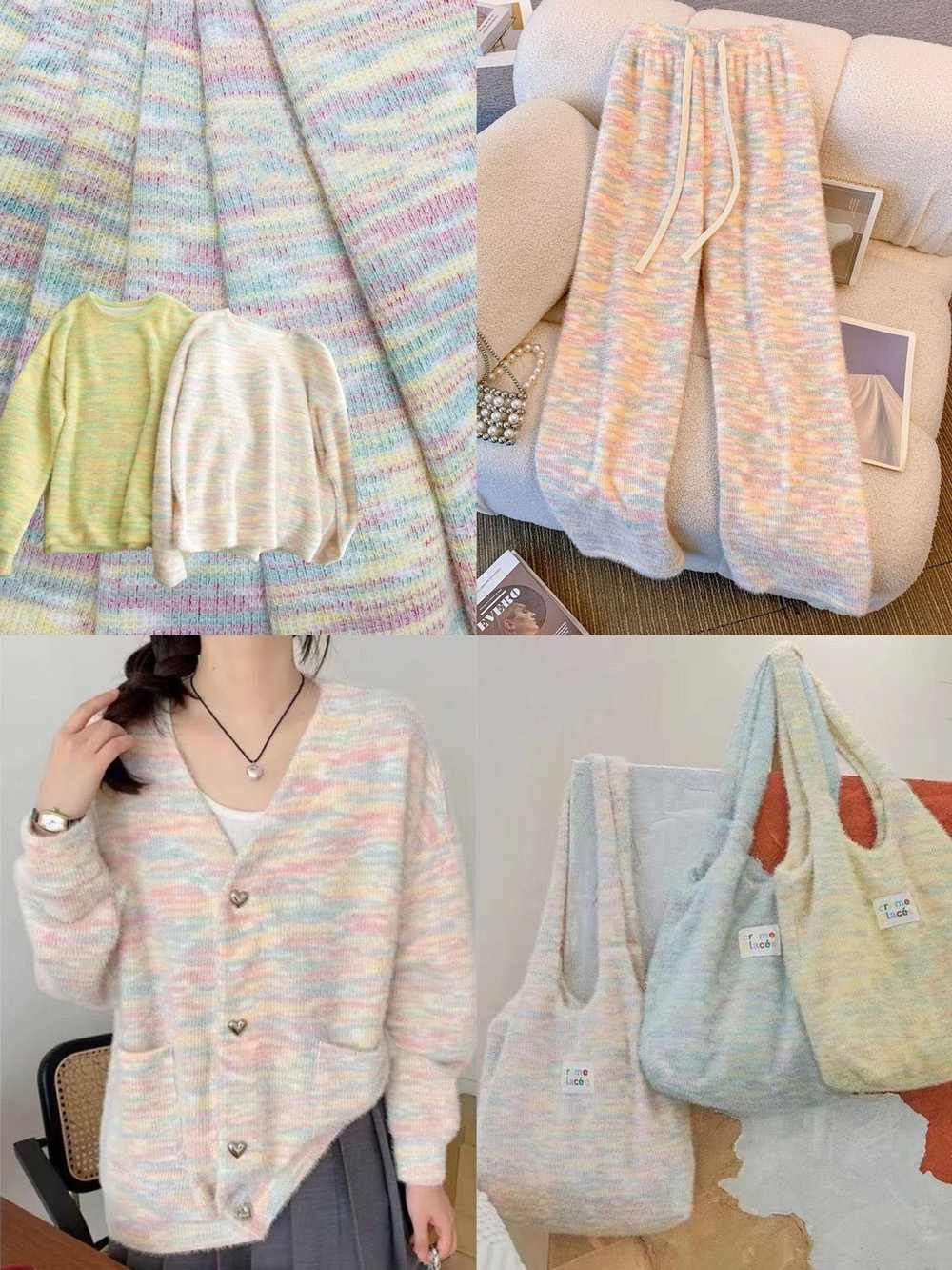 ВЯЗАНОЕ ПОЛОТНО мята