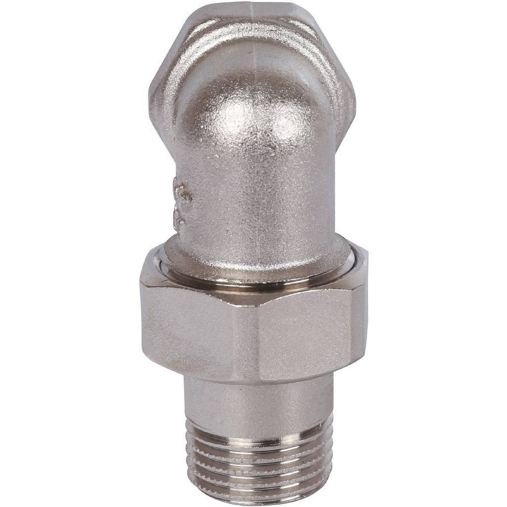 Американка STOUT никелированная угловая 1/2" ВР/НР O-Ring уплотнение