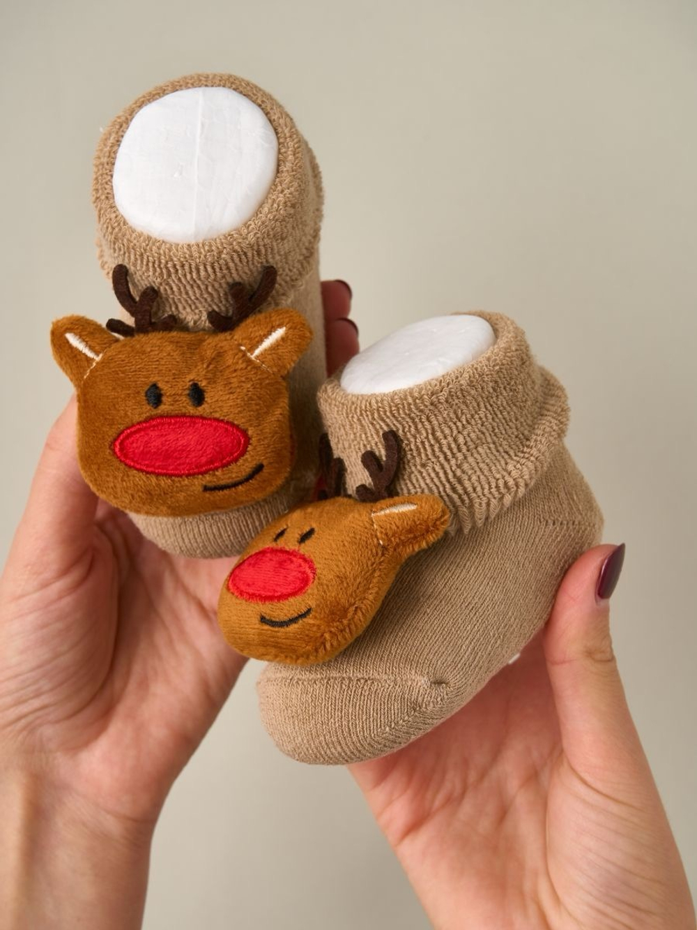 Носочки махровые "Олени"
