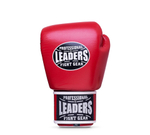 Перчатки боксерские LEADERS THAI 2 RD/WH ( кожа, красный/белый)