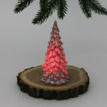 Сувенир с подсветкой «Волшебная красавица» 12 см, Серебро (работает от батареек LR44*3)