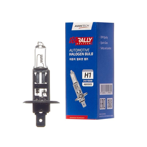 Лампа головного света Avantech H1 24V 100W AB0005
