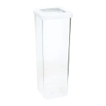 Емкость для сыпучих продуктов СТЕП 1,9 л 10х28 см Белый