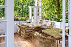 "Латте" диван двухместный из искусственного ротанга, цвет соломенный