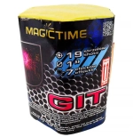 Батарея салютов Git (P7122) от Magictime, 19 залпов, 25 мм