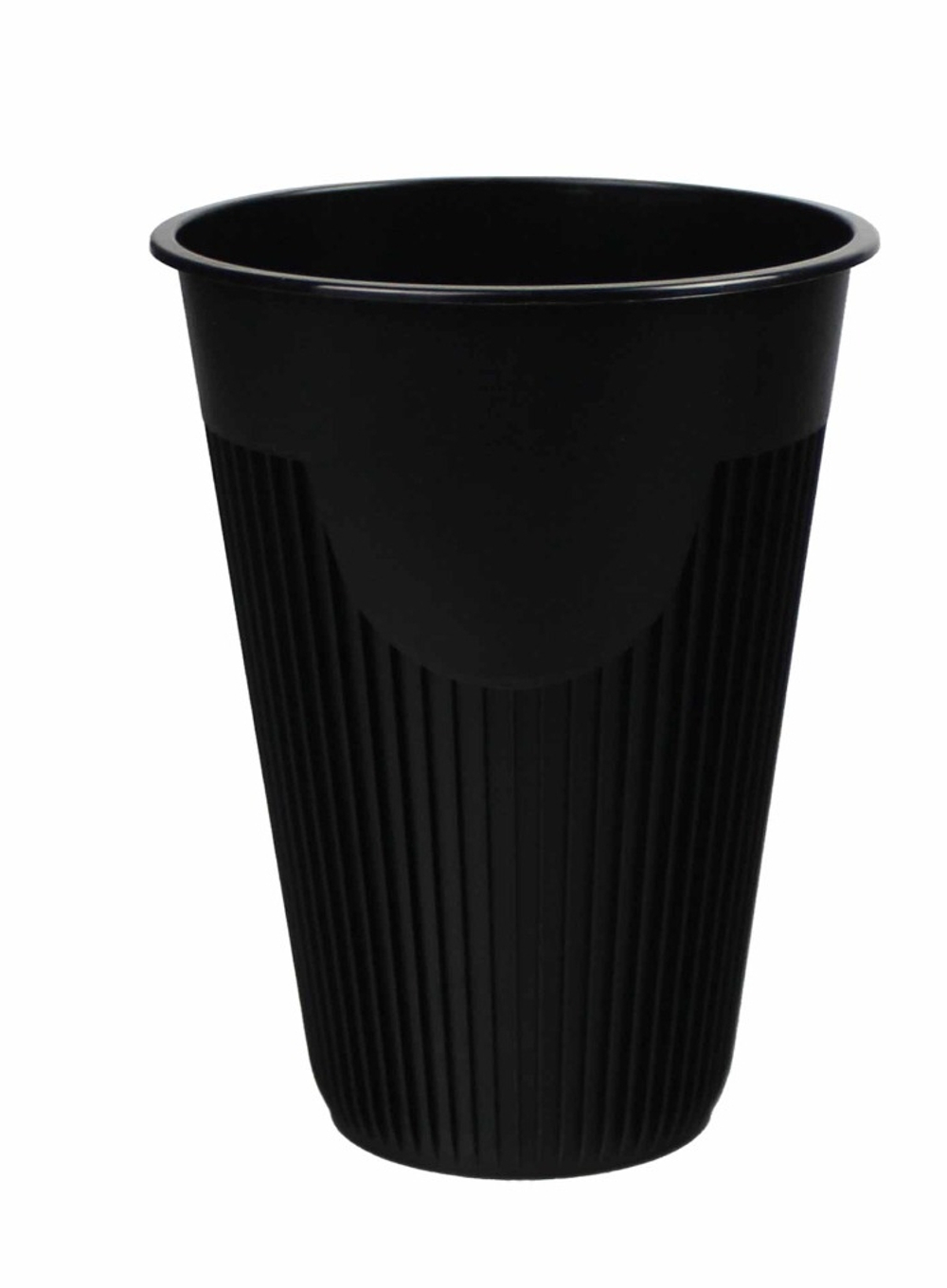 СТАКАН ПЛАСТ. ДЛЯ ГОРЯЧИХ НАПИТКОВ ВЗЛП 350 МЛ. КОР.КРАФТ.ПРОЗ.ЧЕРН. 10\200 ШТ.