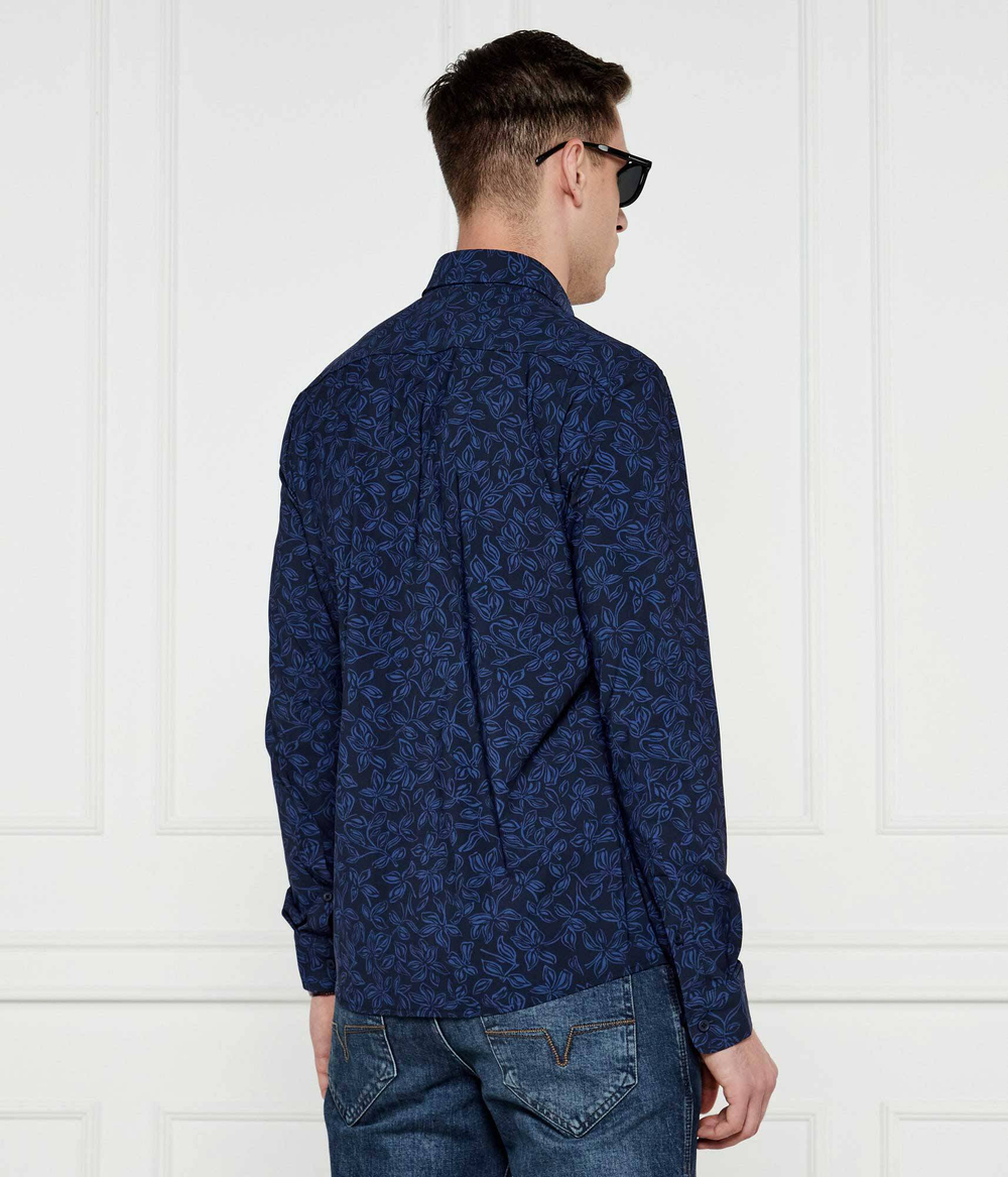 Рубашка P-ROAN-kent-C1-233 BOSS BLACK - темно-синий(50527520)