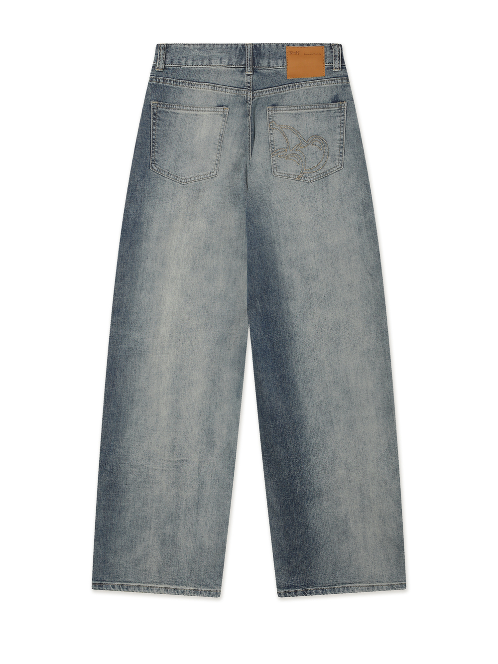 Женские Джинсы Cherry Color Sanding Wide-fit