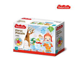 Пазлы "First puzzle Времена года. Зима 16 элементов"