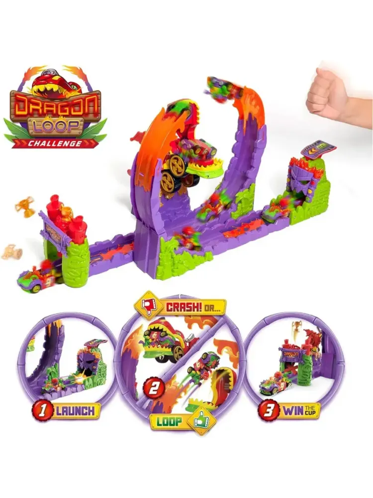 Машинка T-Racers TR9004 Игровой набор Петля Дракона