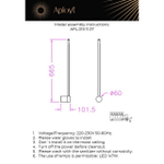 Настенный светодиодный светильник Aployt Merian APL.019.11.07