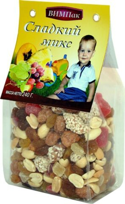 Смесь орехов и сухофруктов "Сладкий микс"