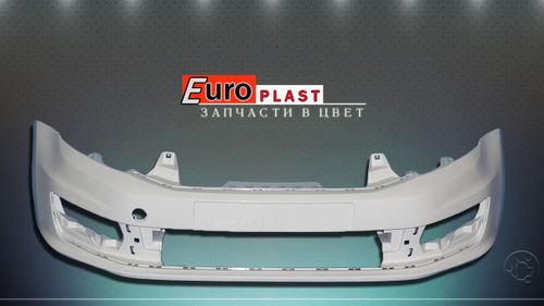 Передний бампер в цвет Volkswagen Polo 2015-2018
