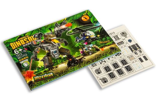 Конструктор Механический Тираннозавр-защитник 901 деталь
