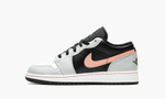 Air Jordan 1 Low GS "Black Grey Pink"
