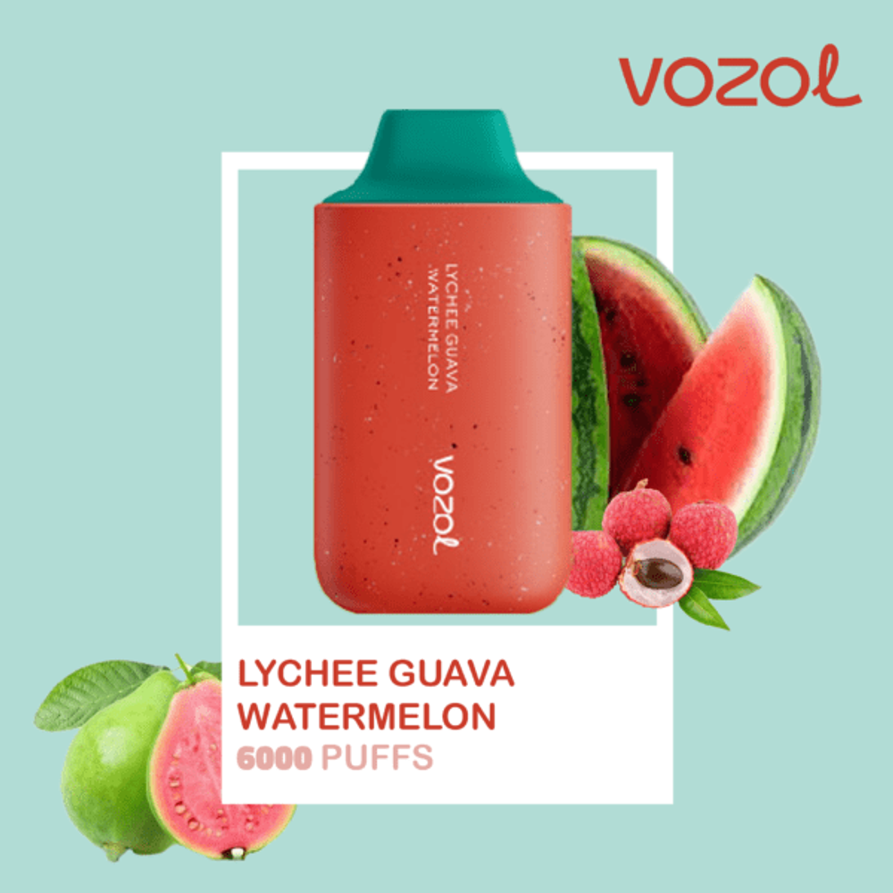 VOZOL STAR 6000 - Lychee Guava Watermelon (5% nic)