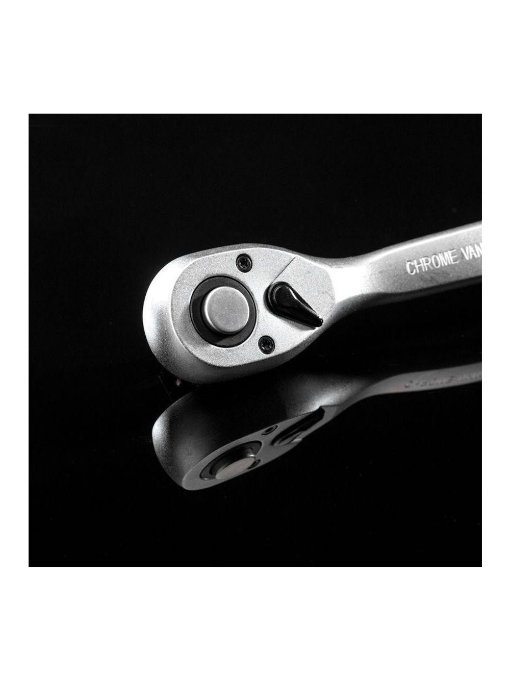 Ключ-трещотка для торцовых головок 1/2 СrV 72 зубца Kranz KR-12-8401