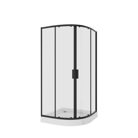 Душевые уголки четверть круга