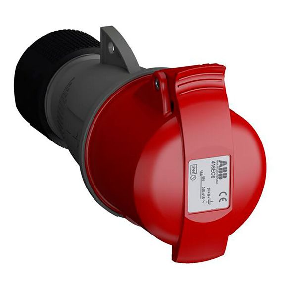 Розетка кабельная Easy&amp;Safe 416EC6,16А,3P+N+E,IP44,6ч 2CMA102023R1000