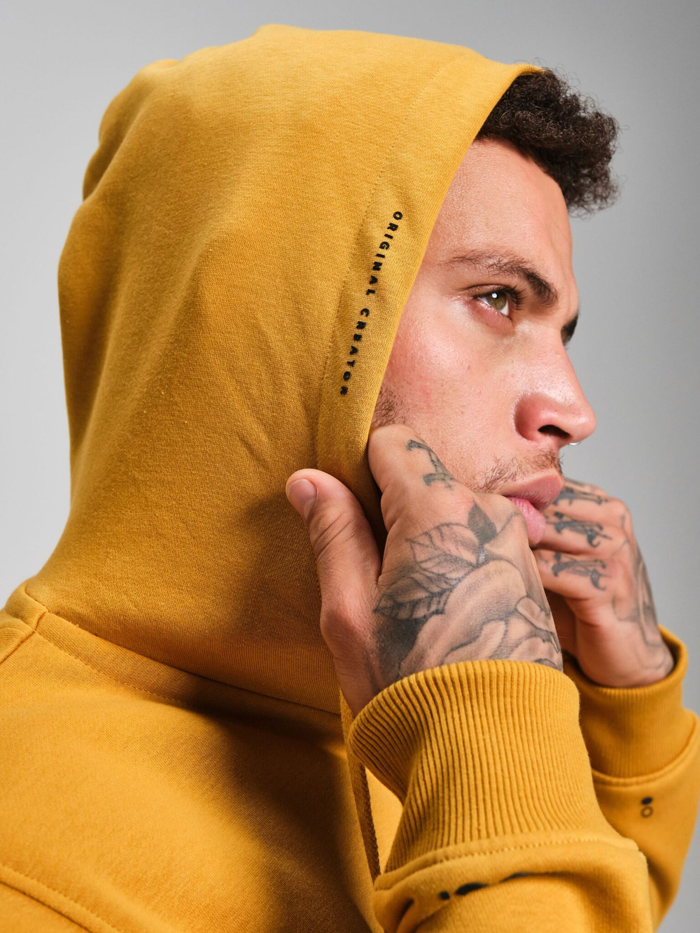 Толстовка мужская ORIGINAL CREATOR ZIP HOODIE, Желтый