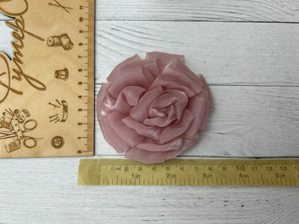 Бант (цветок) ОРГАНЗА микс 8,5см