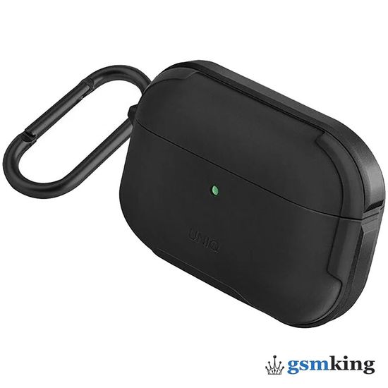 Uniq Valencia Anti-microbial TPU&Metal for AirPods Pro 1 & 2 Black