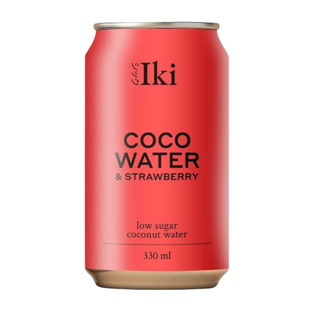 Кокосовая вода со вкусом клубники Iki, 320 мл