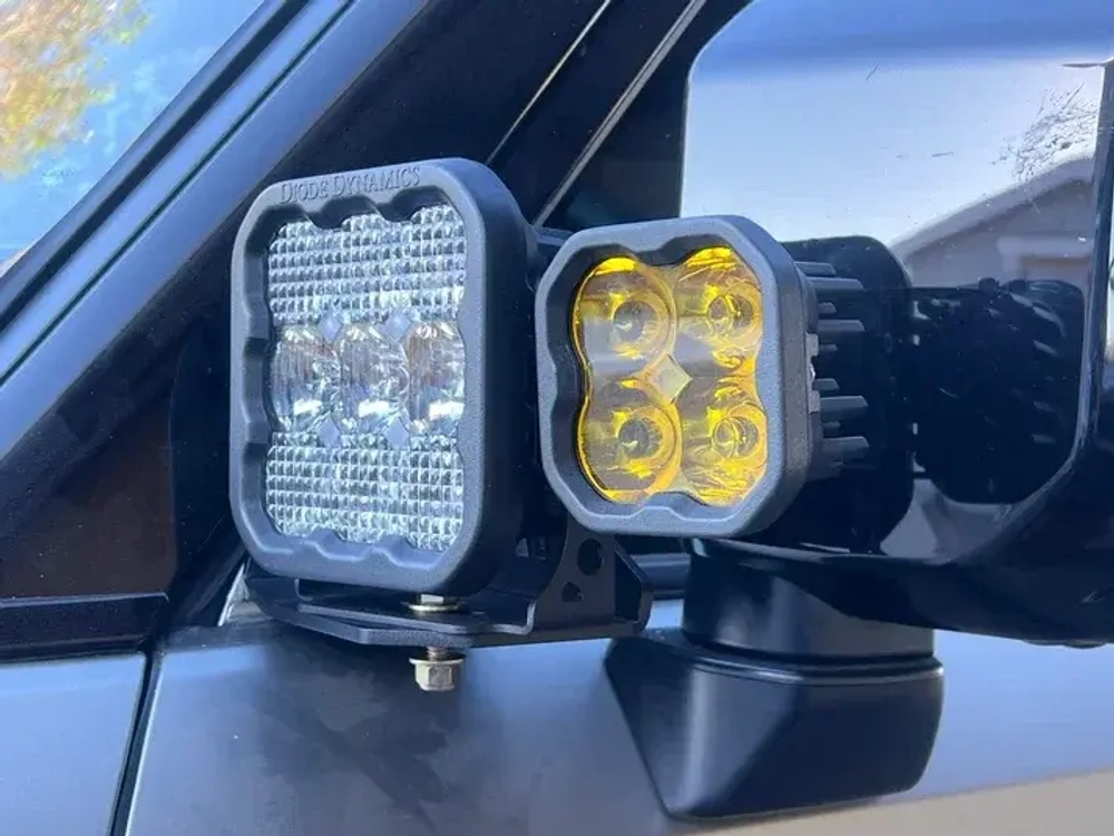 Кронштейн для доп. освещения для Toyota Land Cruiser Prado 250 LC250 2024+ Тойота насадка крпление под свет