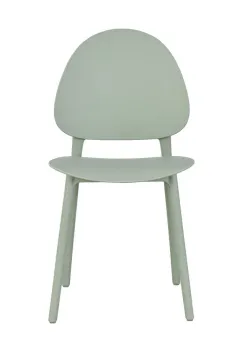 "Апероль" стул пластиковый, цвет серо-зеленый