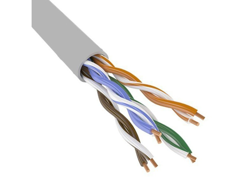 Кабель UTP 4PR 24AWG CAT5e CCA ПВХ PROCONNECT