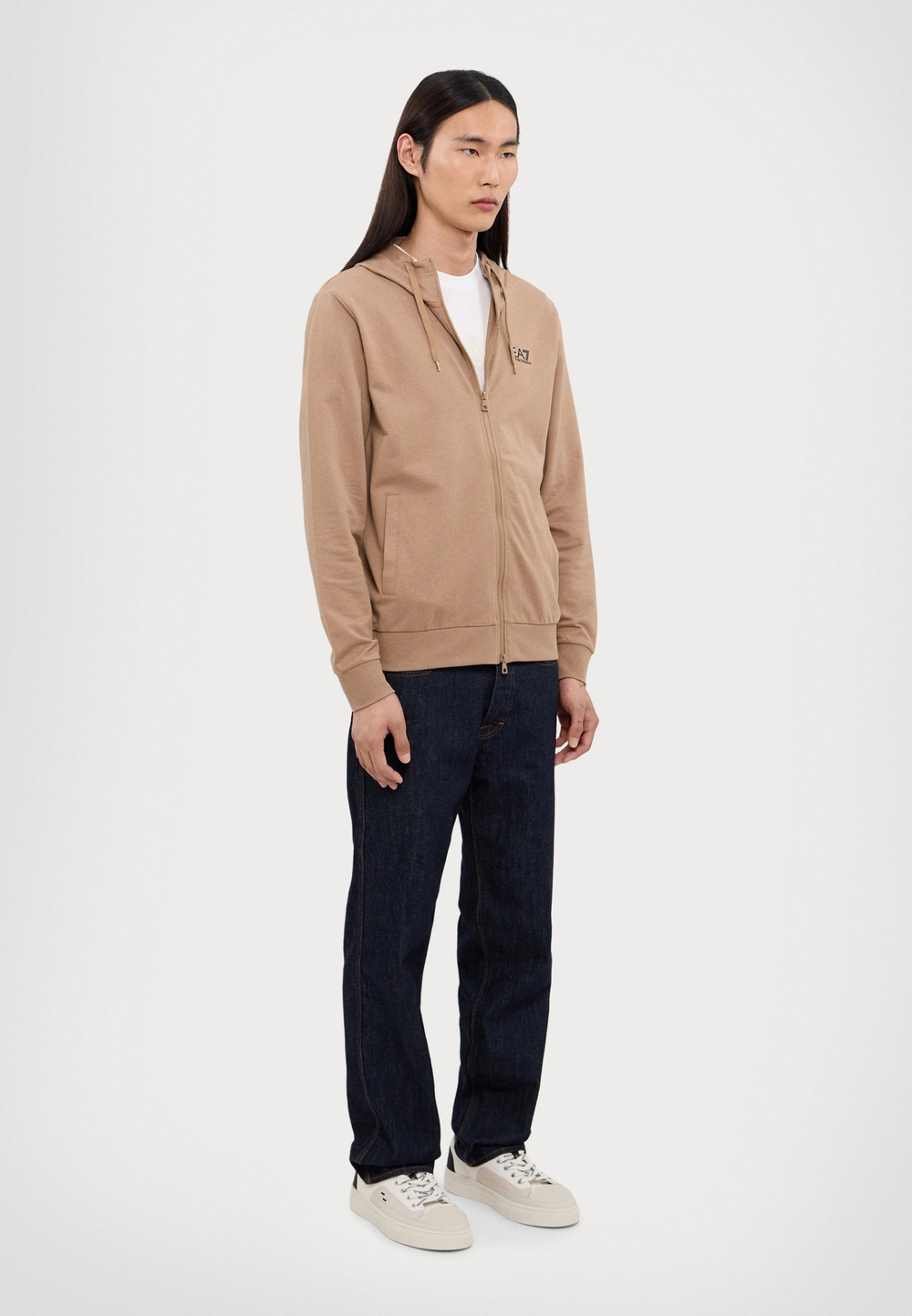 EA7 Emporio Armani UNISEX - Толстовка на молнии - Белый