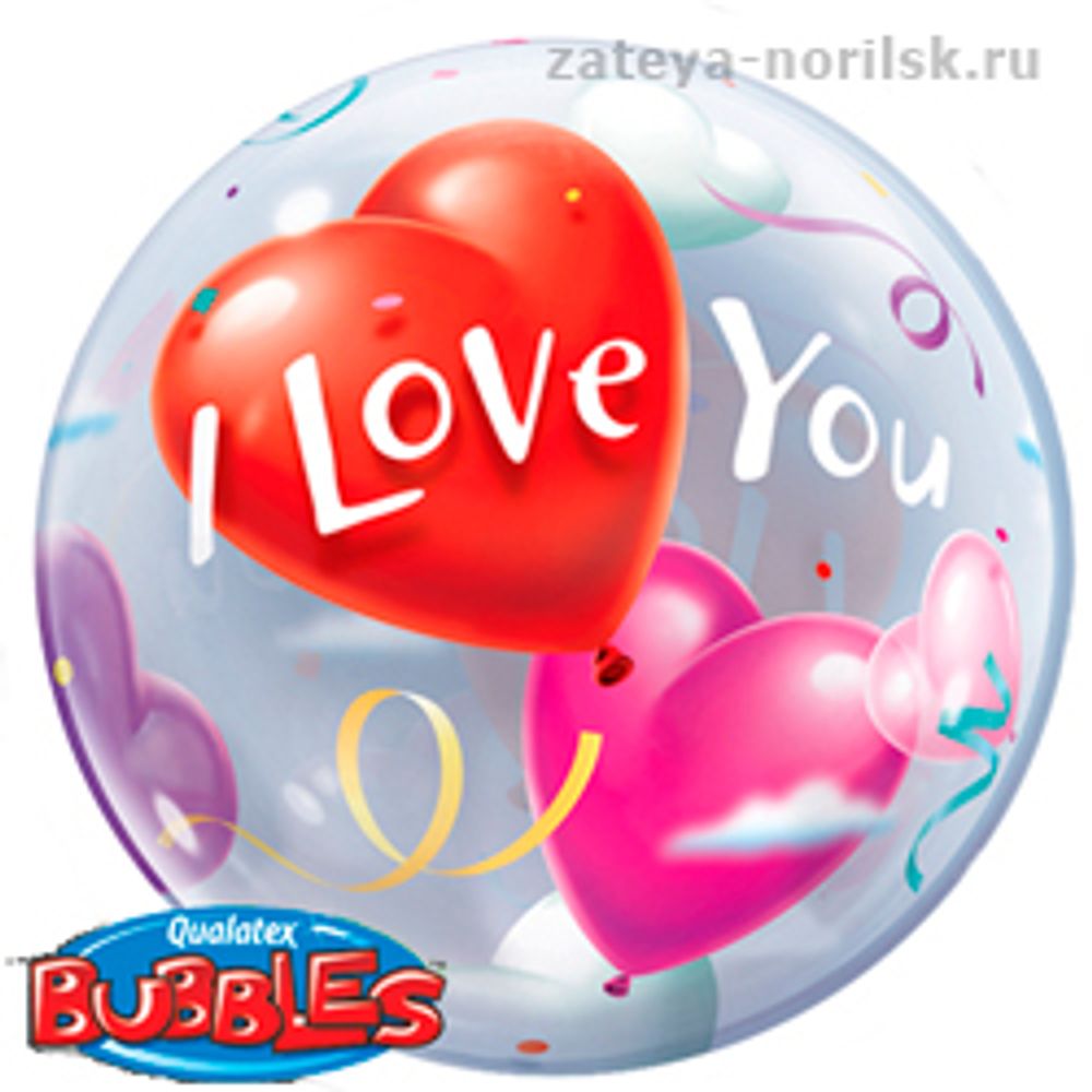 BUBBLE ILY Шары Сердца