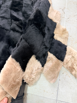Покрывало меховое ковер из шкуры овчины