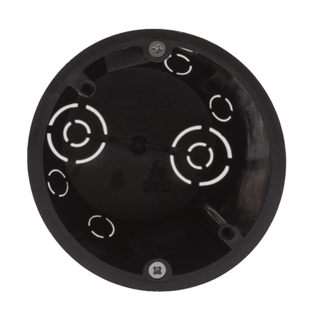 Коробка установочная ЭРА KUP-73-73-m-black черная 73х73мм для полых стен саморезы металлические лапки IP20