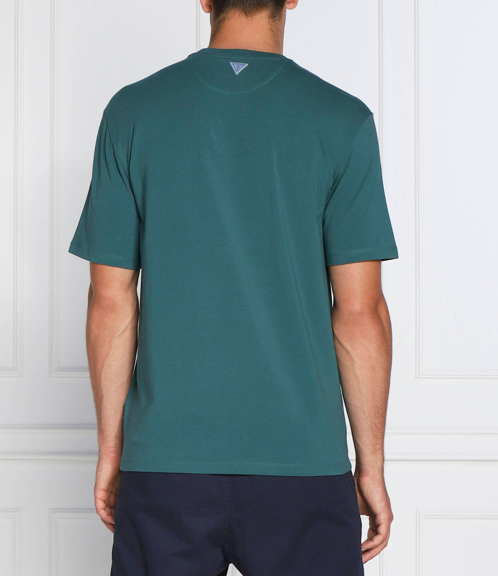 футболка gareth GUESS ACTIVE - темно-зеленый(Z2YI09 J1311)