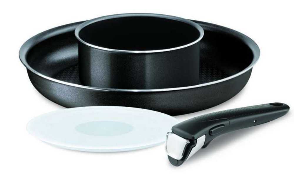 Набор посуды Tefal Ingenio Black 4 предмета 16/26 см 4181840