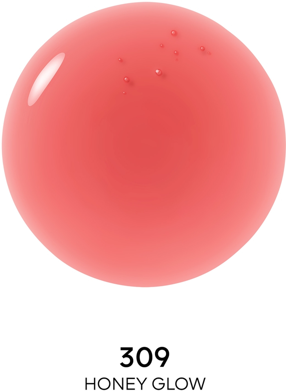GUERLAIN KissKiss Bee Glow Oil - Блеск для губ с медом оттенок 309 Honey Glow, 9 ml